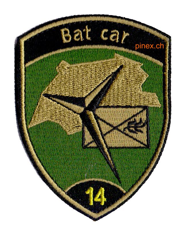 Bild von Bat car 14 schwarz mit Klett