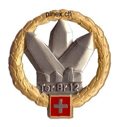 Bild von Territorialbrigade 12 GOLD Béret Emblem 