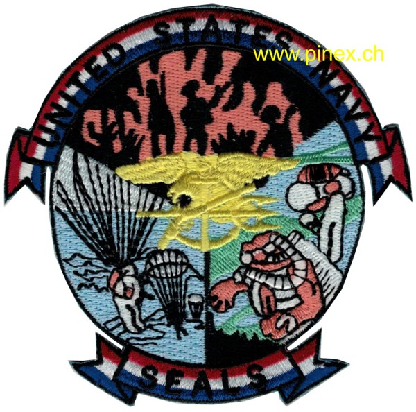 Image de US Navy Seals Abzeichen  "Sea - Air - Land" Special Forces Patch