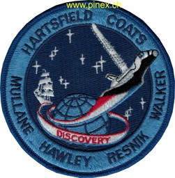 Bild von STS 41D Space Shuttle Discovery Badge