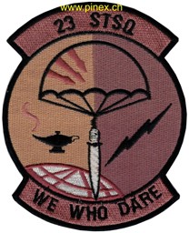 Bild von 23rd Special Tactics Squadron Abzeichen US Air Force "WE WHO DARE"