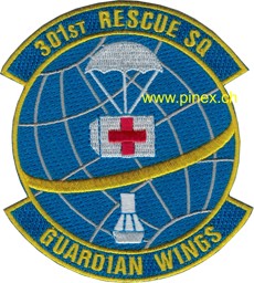 Bild von 301st Rescue Squadron Abzeichen "Guardian Wings"